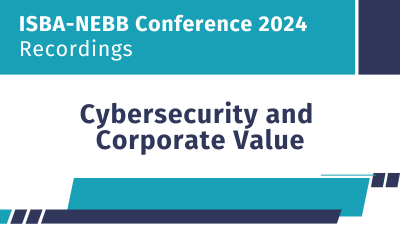 Recording: Cybersecurity and Corporate Value