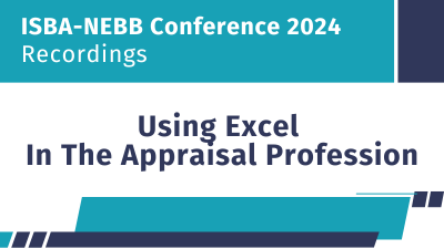 Recording: Using Excel In The Appraisal Profession